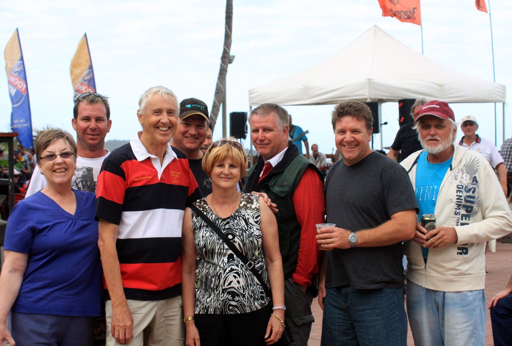 Amaya & Boudicea Crew at Beach Party, Sunday. Sealink Magnetic Island Race Week 2011 ©  SW